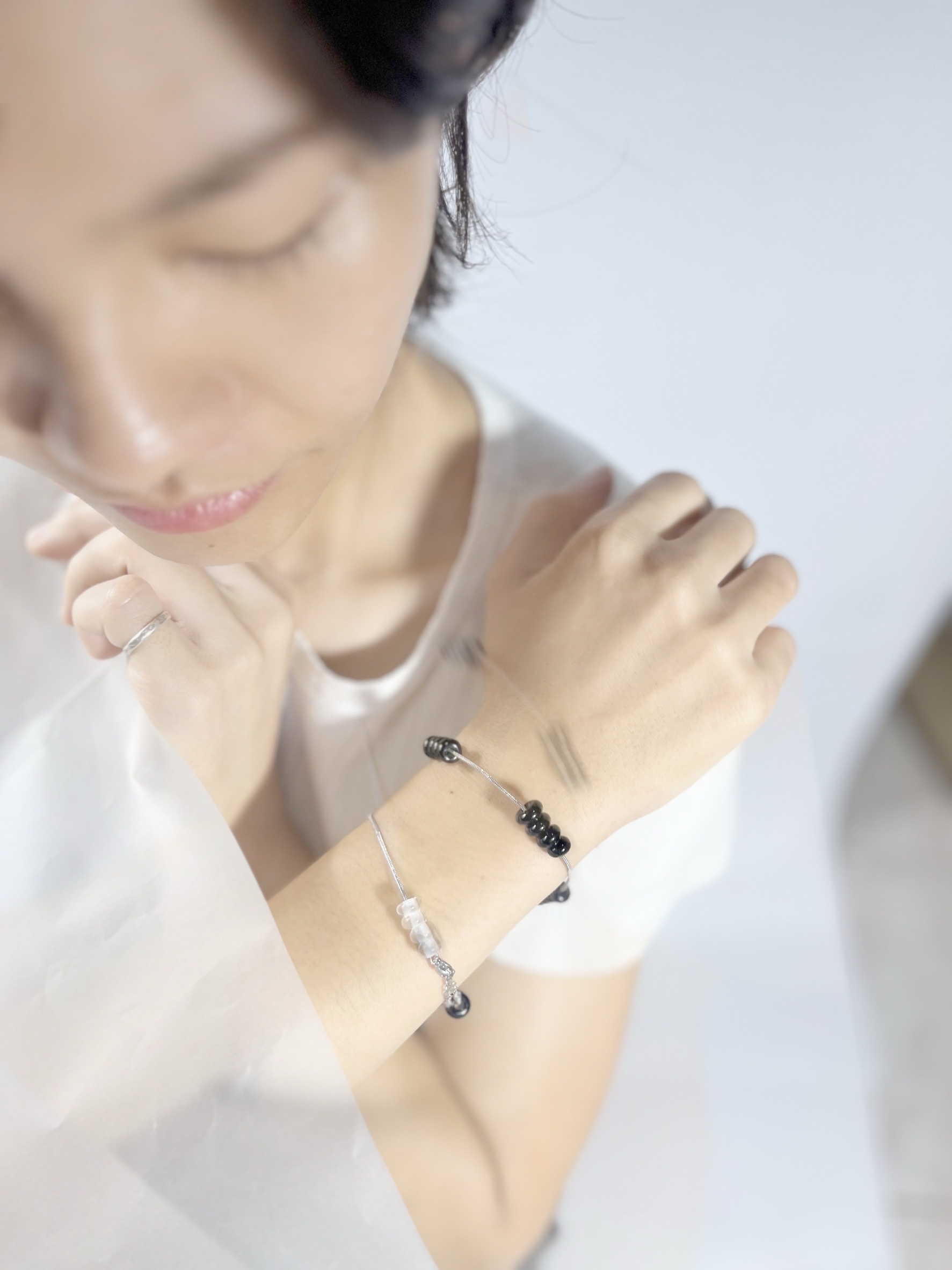 The Coiled Glass Bracelet · Duo Layering